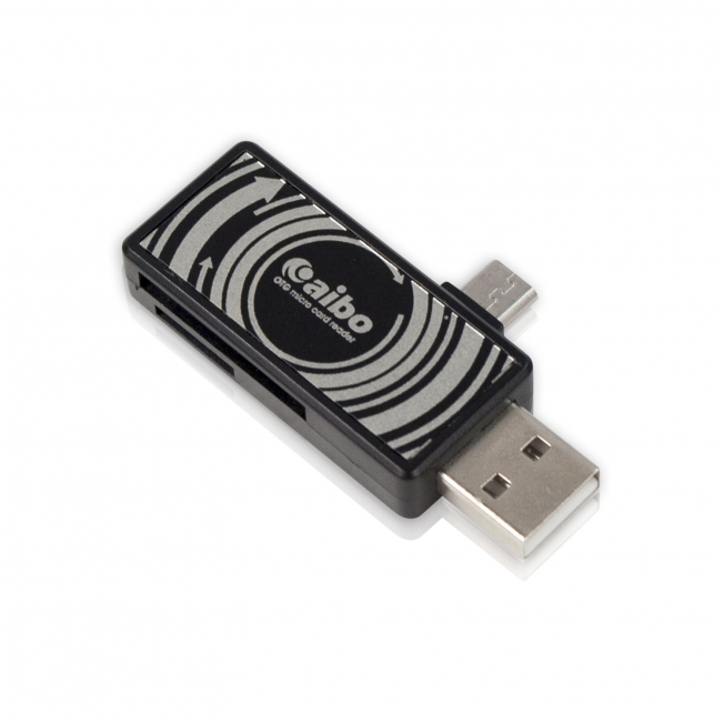 OTG115 雙介面 OTG讀卡機 (USB A公+SD/TF讀卡)