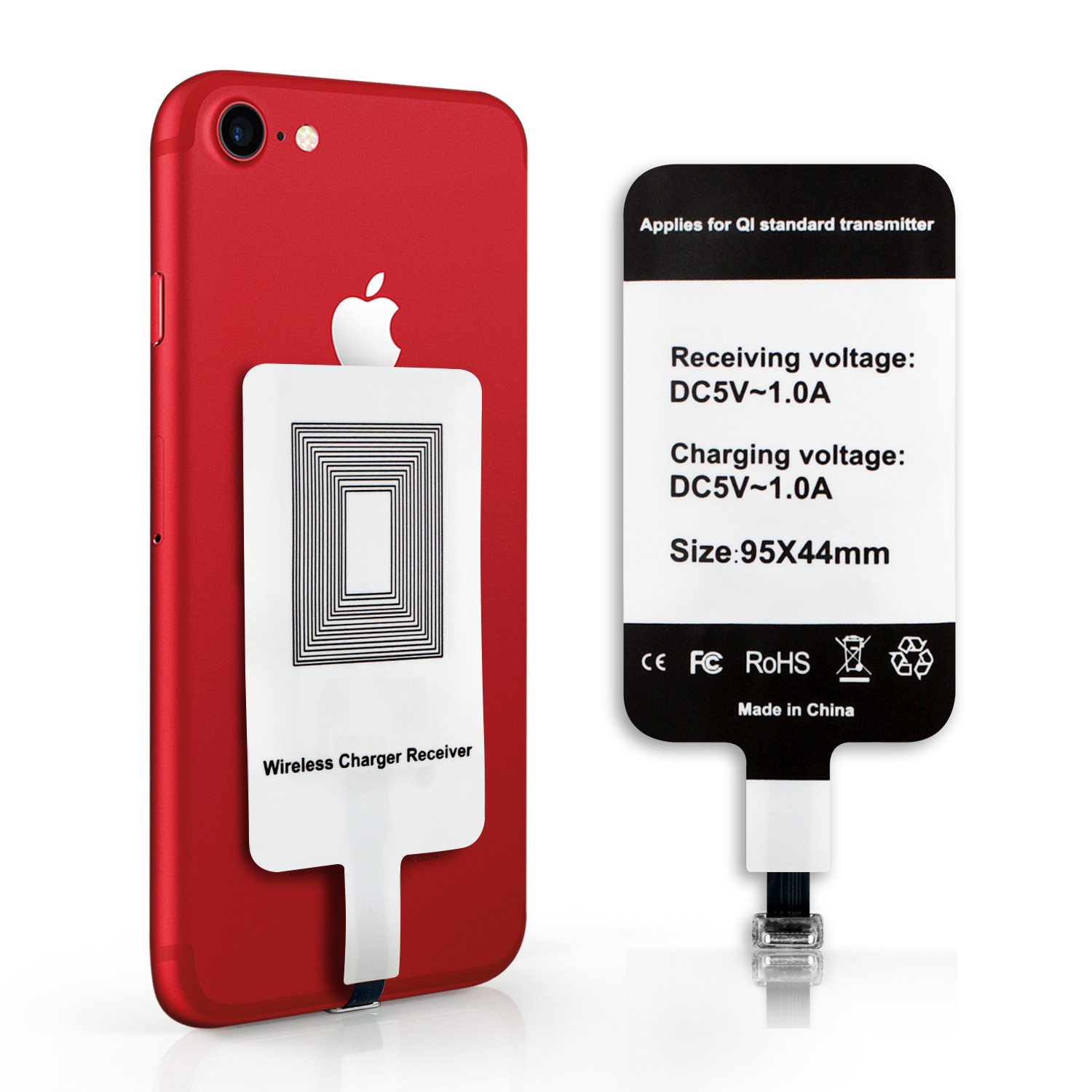 Apple 8pin專用 無線充電感應貼片(通過NCC認證)
